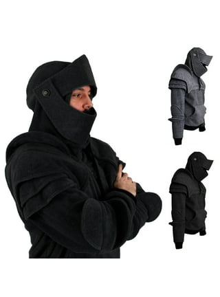 Men s retro 2025 drawstring knight sweater