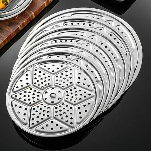 harmtty Steaming Rack Wide Application Easy to Clean Stainless Steel Grease-proof Long-lasting Canning Rack Kitchen Accessories ,36cm