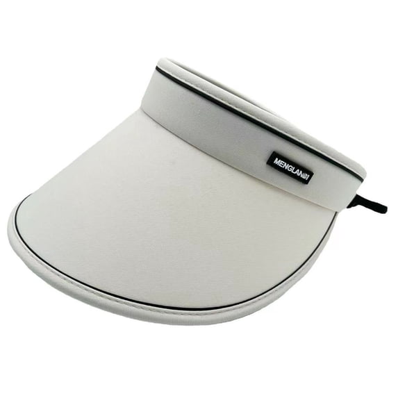 harmtty Sun Visor Hat Large Brim Quick-drying Non-stuffy Sun Protection Breathable Women Beach Visor Hat Cap