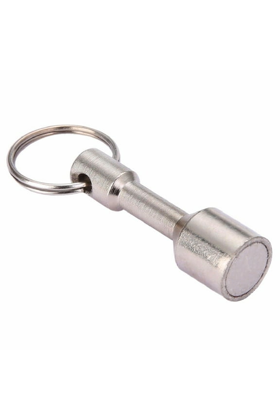 Super Strong Metal Magnet Keychain Split Ring Pocket Keyring Hanging Holder,Multicolor