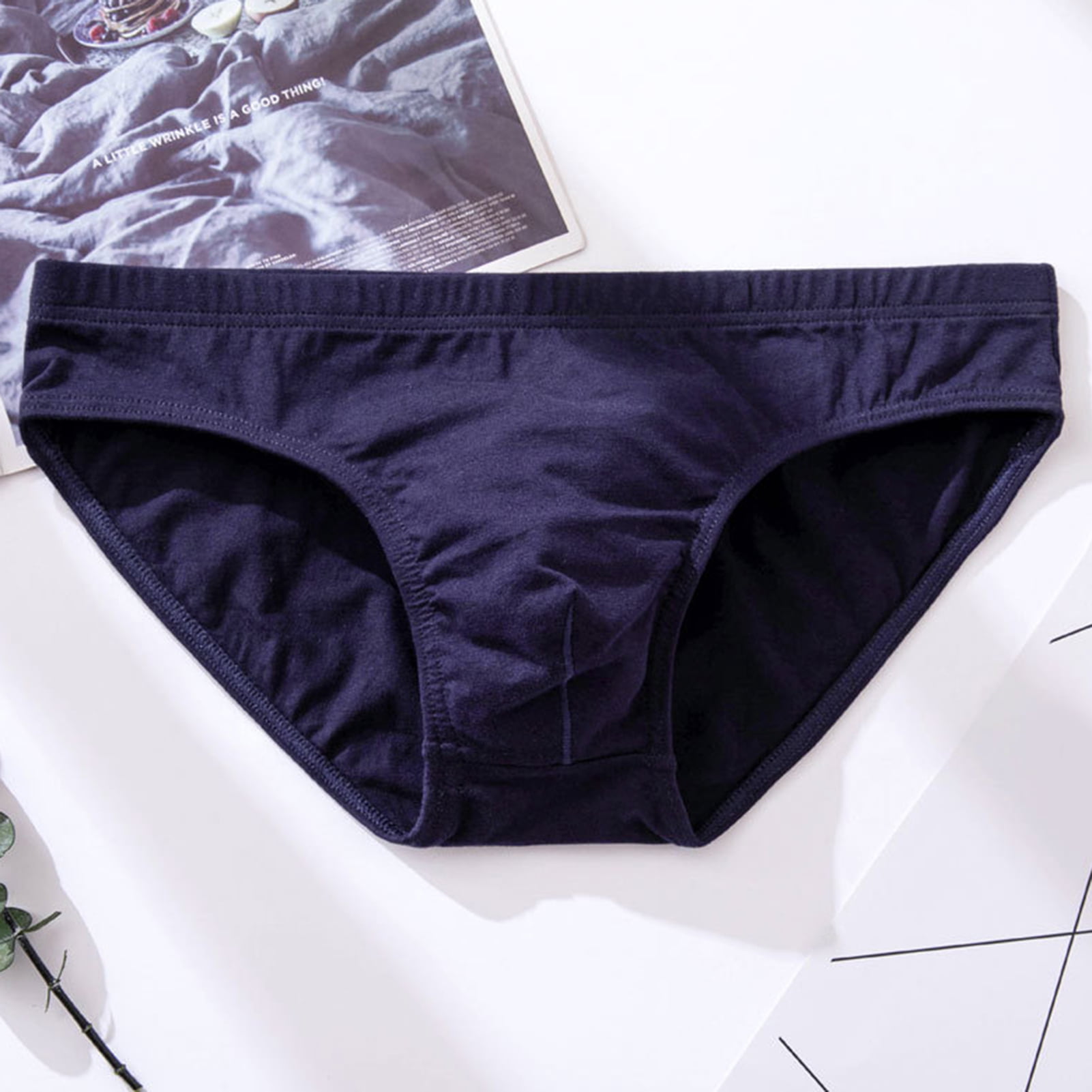 harmtty Trendy Male Underwear Thin for Daily Life Moisture Wicking