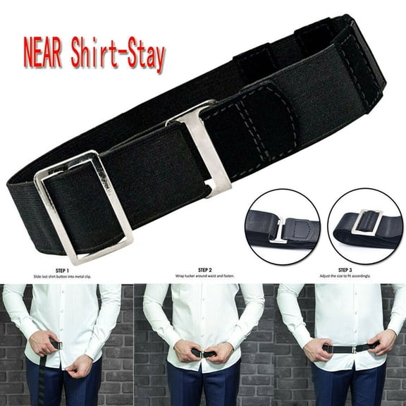 harmtty Unisex Adjustable Tuck Shirt-Stay Best Wrist Belt Holder Clothes Accessories