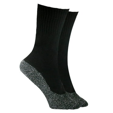 harmtty Winter Thicken Warm Aluminized Fiber Insulated 35 Degree Breathable Warm Socks,Black