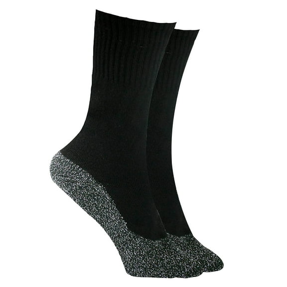 harmtty Winter Thicken Warm Aluminized Fiber Insulated 35 Degree Breathable Warm Socks,Black