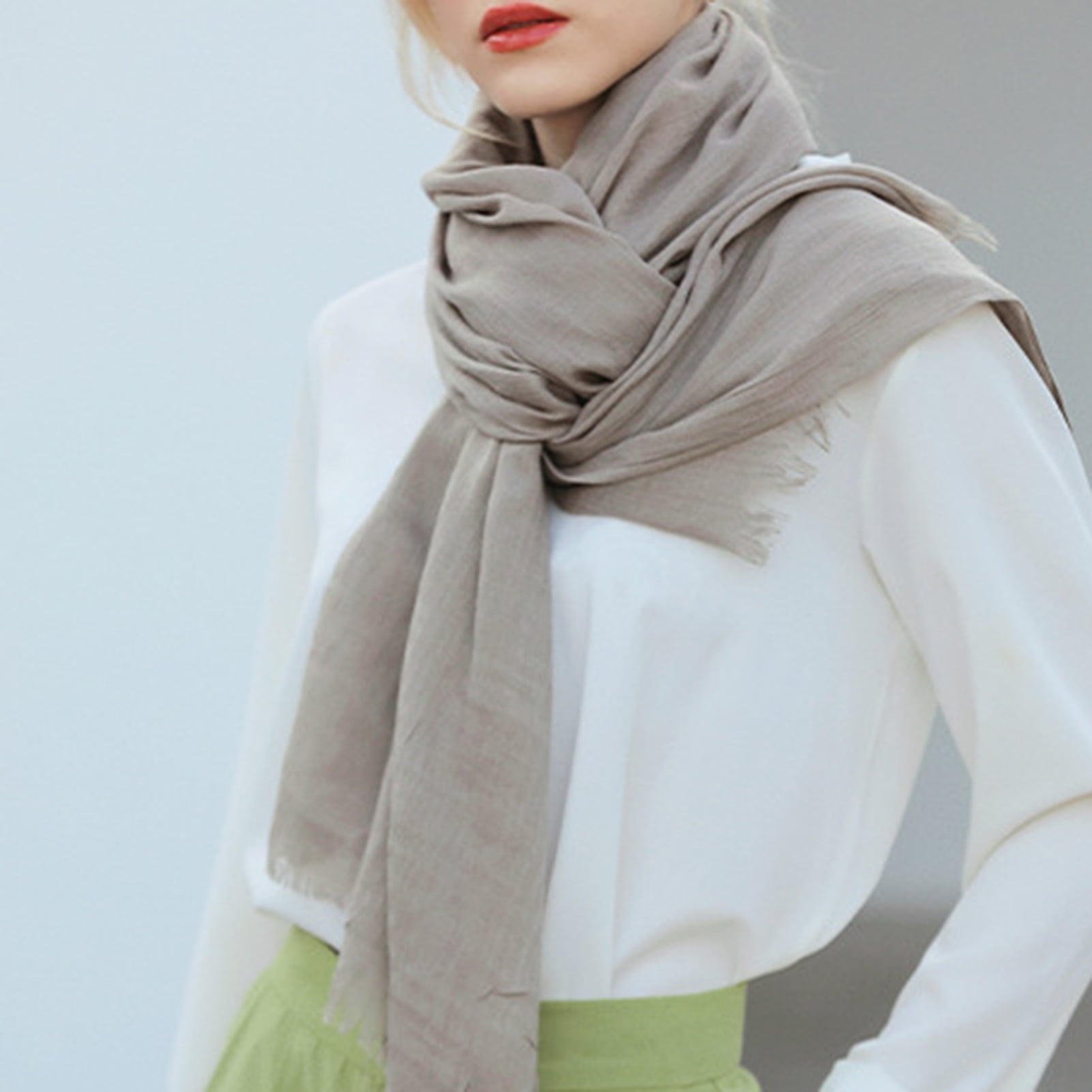 Korean Scarf Style 2024