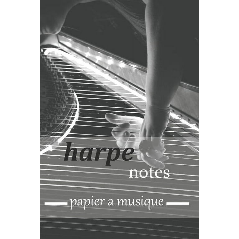 harpe notes papier a musique : papier a musique, Partitions
