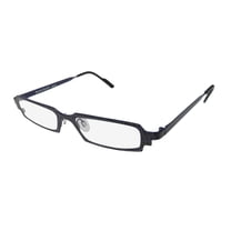 harry lary's tequily womens/ladies designer full-rim eyeglasses/spectacles (48-0-0, indigo / black pattern)