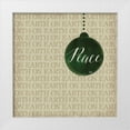 thumbnail image 1 of hartworks  12x12 White Modern Wood Framed Museum Art Print Titled - Christmas Ornaments III, 1 of 4