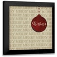 thumbnail image 1 of hartworks 15x15 Black Modern Framed Museum Art Print Titled - Christmas Ornaments I, 1 of 5