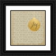 thumbnail image 1 of hartworks  15x15 Black Ornate Wood Framed with Double Matting Museum Art Print Titled - Christmas Ornaments II, 1 of 4