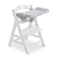 thumbnail image 1 of hauck Alpha+ Adjustable Booster High Chair and High Chair Tray Table, Grey, 1 of 10
