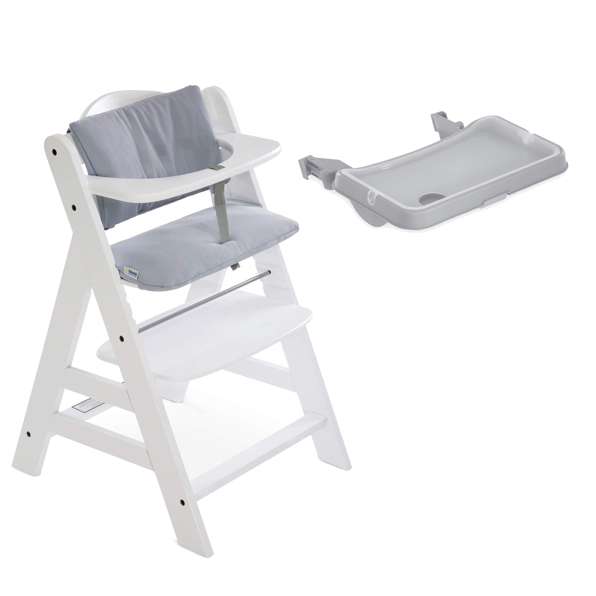 hauck Alpha+/Beta+ High Chair Tray Table & Deluxe Seat Cushion Pad
