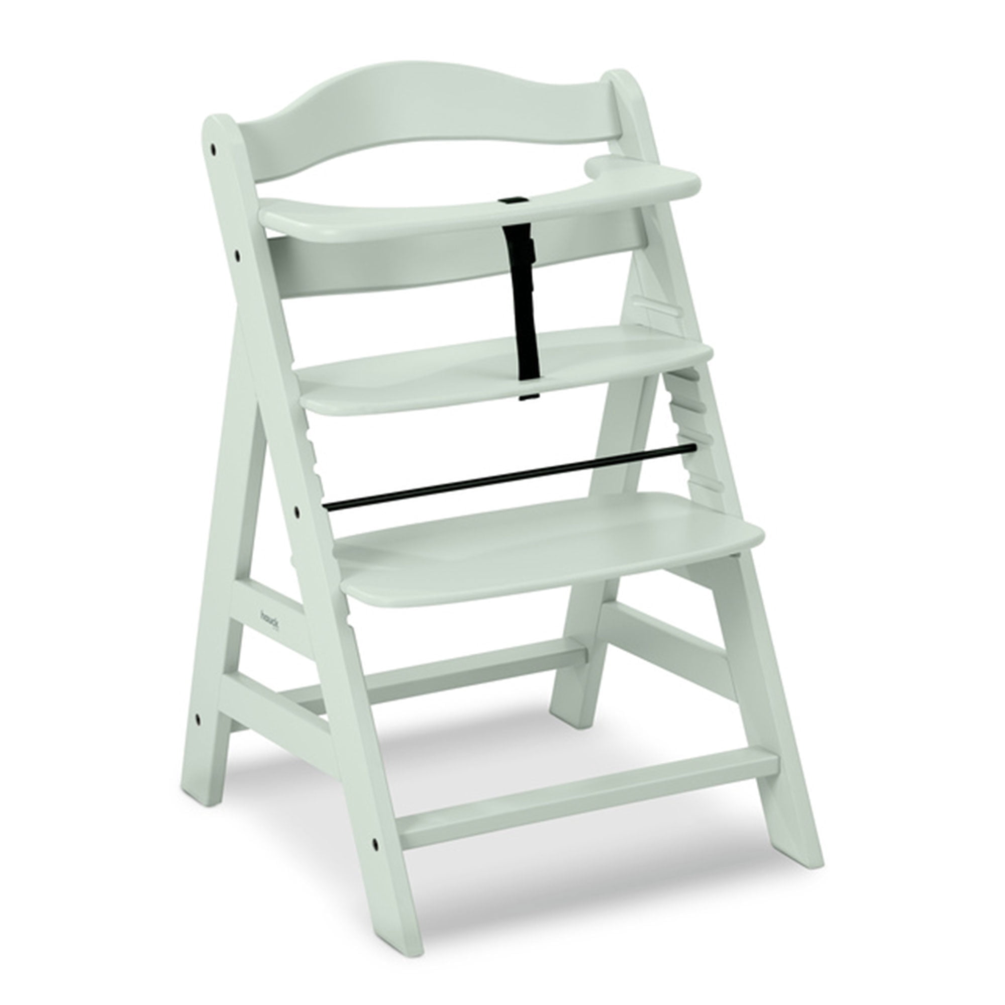 hauck Alpha+ Grow Along Adjustable Wooden Highchair, Beechwood