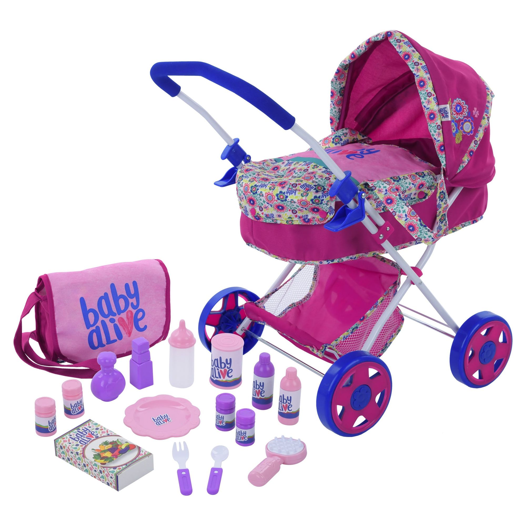 Baby alive deals classic pram doll