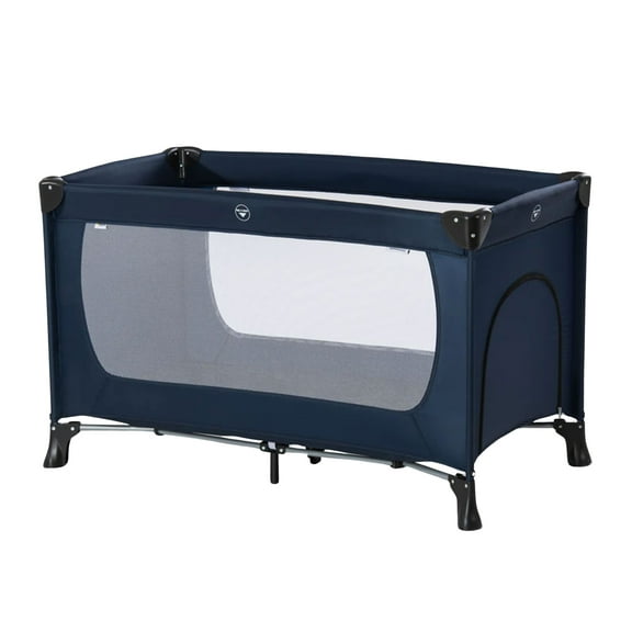 hauck Dream N Play Plus Foldable Travel Bed and Playpen with Mattress, Blue