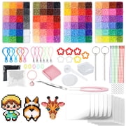 hautllaif 55000pcs Fuse Beads Kit   96 Colors 2.6mm Melting Beads, Complete Set with Pegboards, Tweezers & Ironing Paper, Endless DIY Crafts for Kids, Perfect Birthday & holiday gift