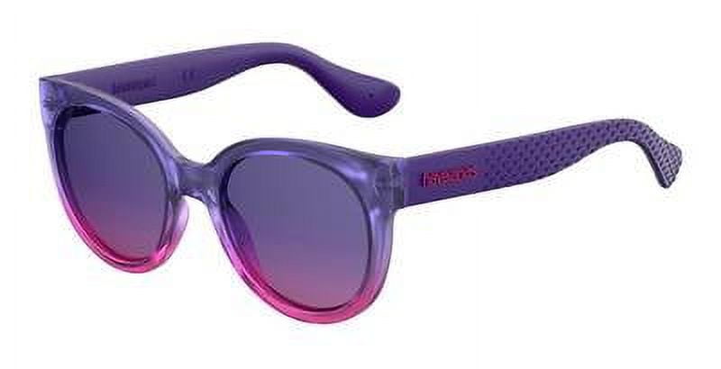 havaianas women's noronha/m round sunglasses, dkpurp pk, 52 mm havaianas women's noronha/m round sunglasses, dkpurp pk, 52 mm