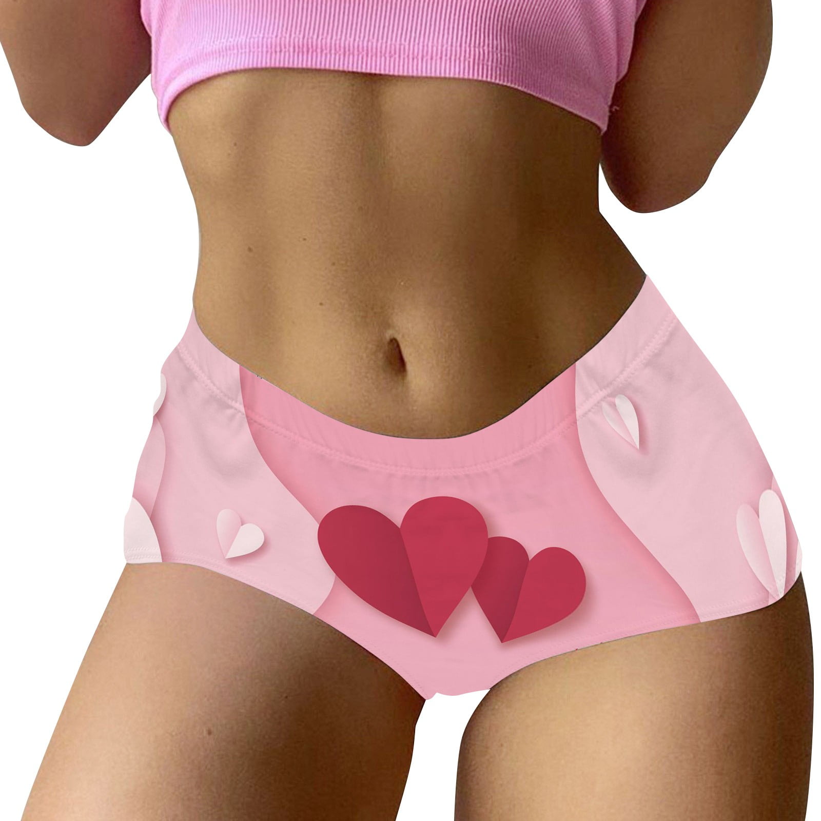 All American Girl - Fireworks and Heart Mens Boxer Brief Underwear by - NDS  WEAR