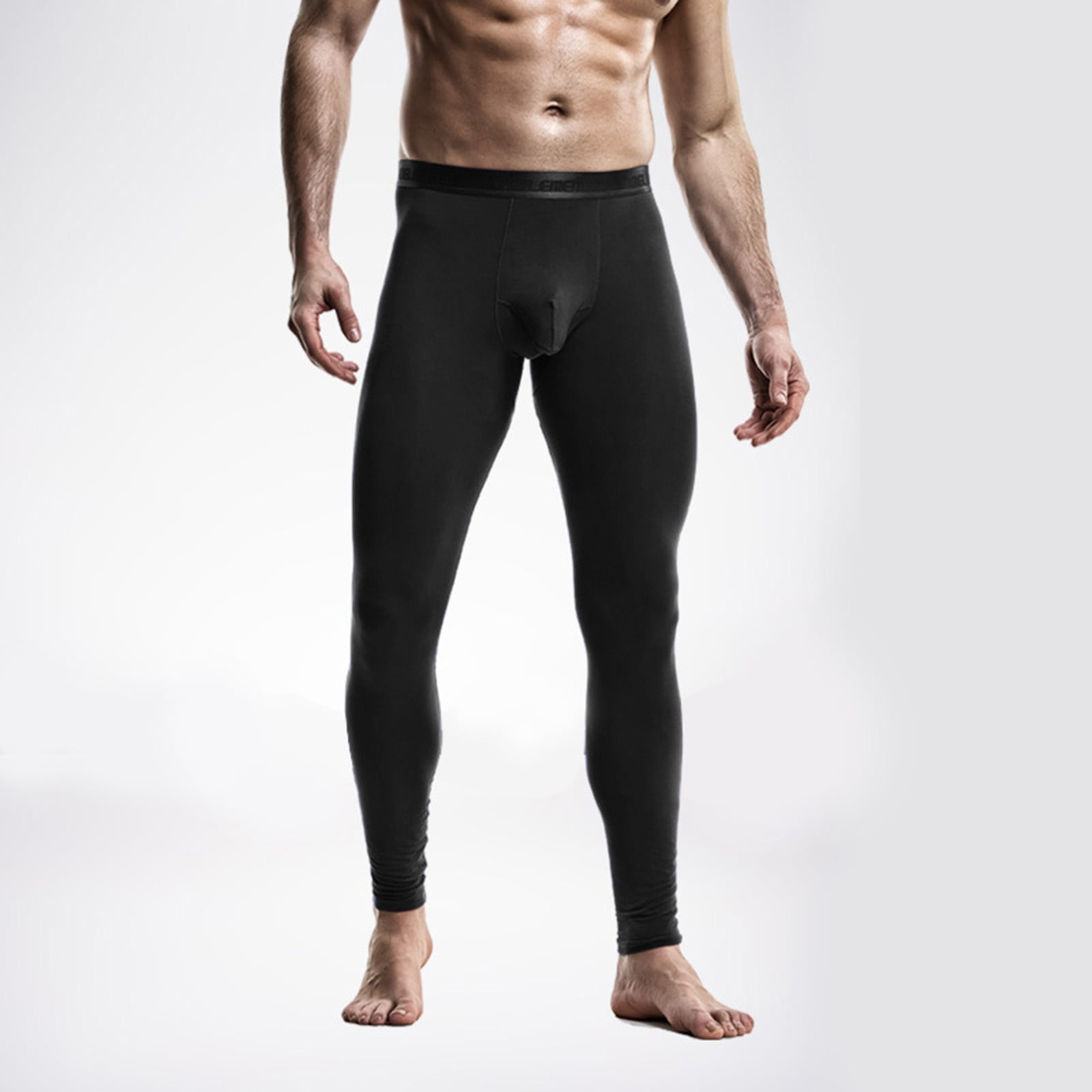 haxmnou men's thermal underwear pants, heated warm thin long johns