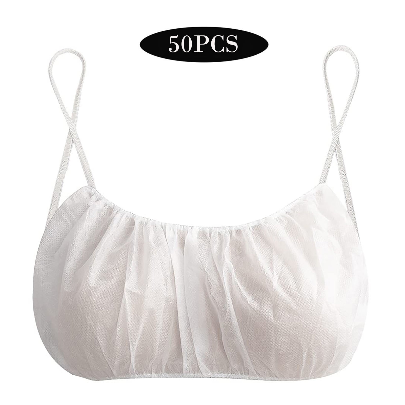 haxmnou women's disposable bras disposable spa top underwear brassieres tops
