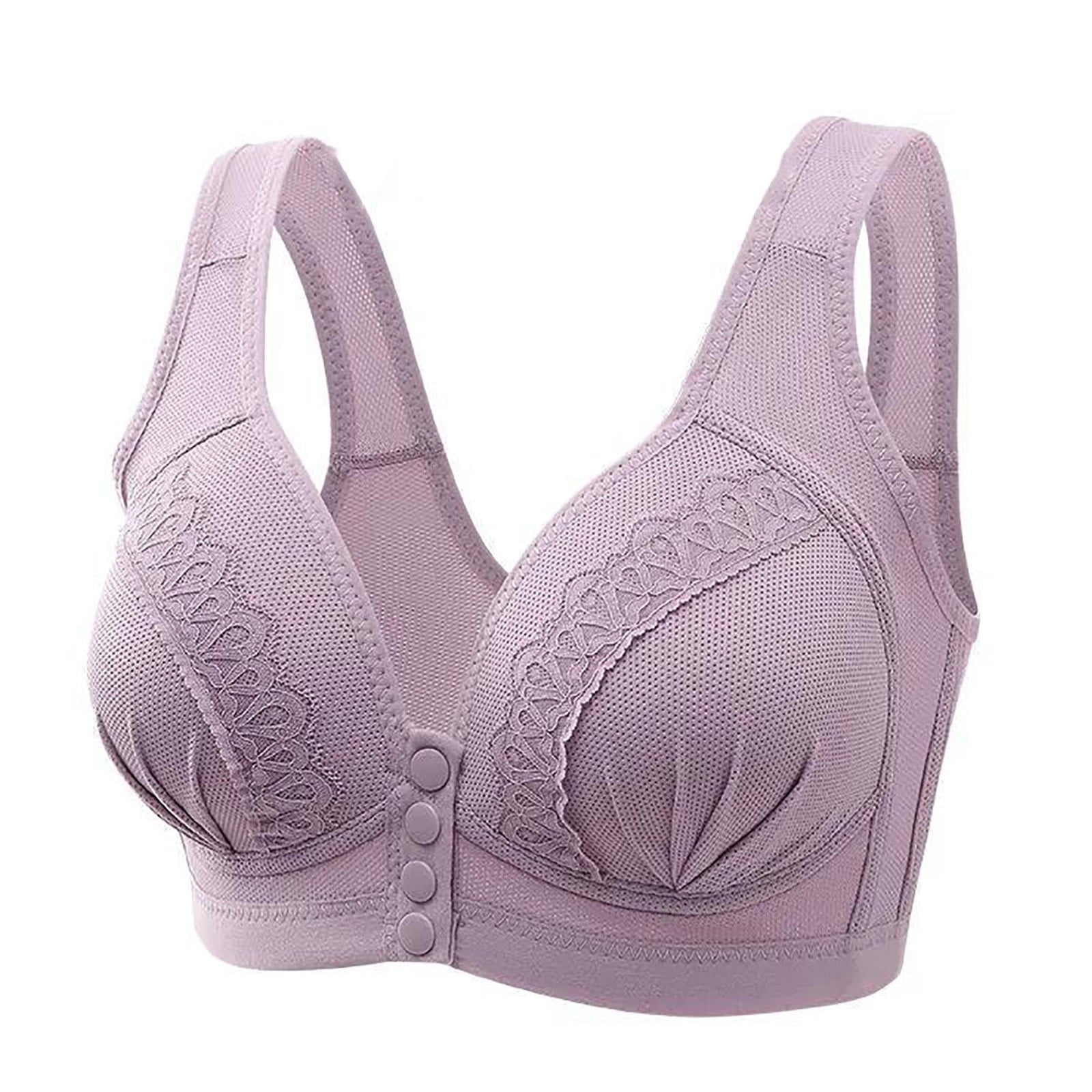 hcuribad Bras for Women, Women's Thin Cup Plus Size Bra Non Slip Type
