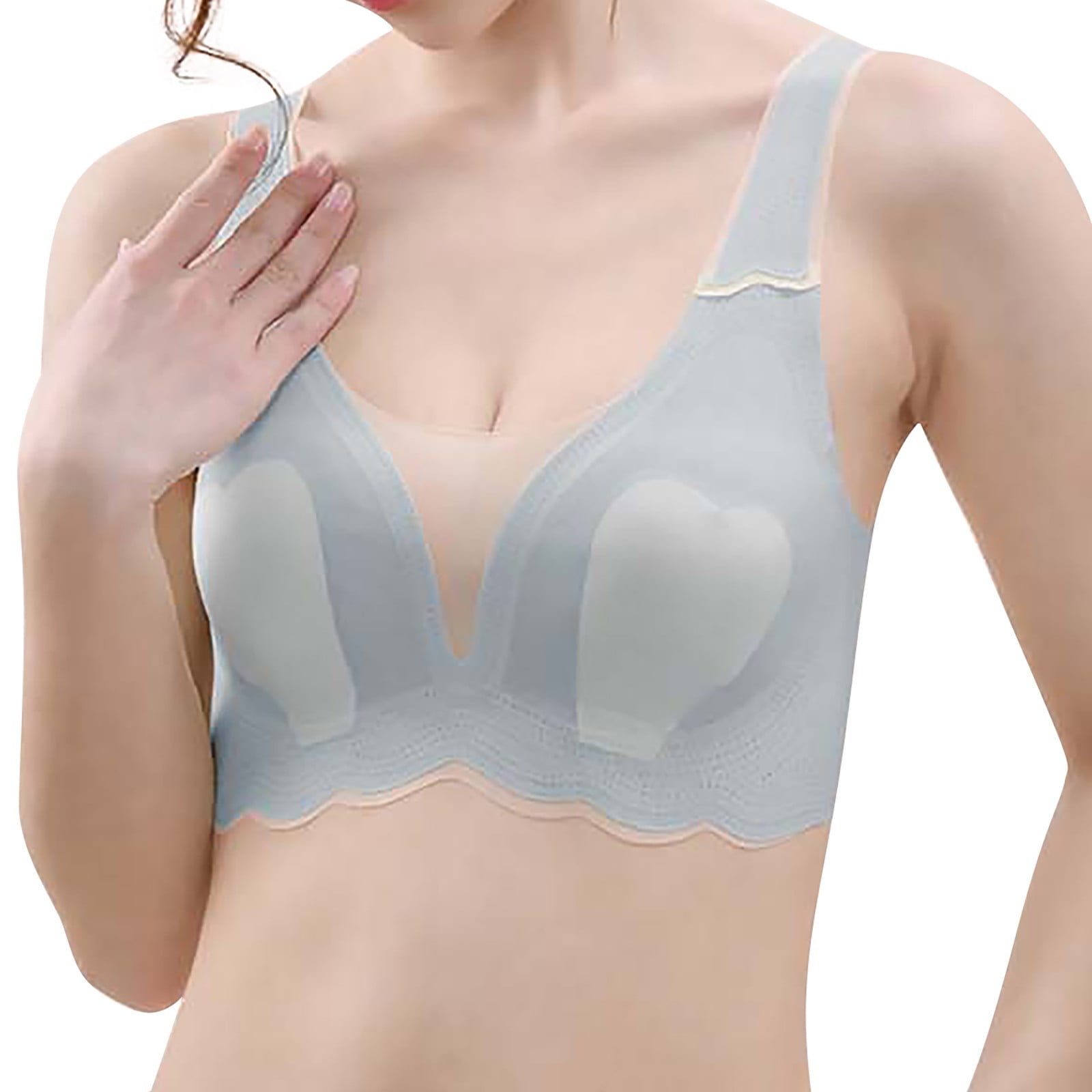hcuribad Bras for Women, Women's Sexy Back Button Shaping Cup