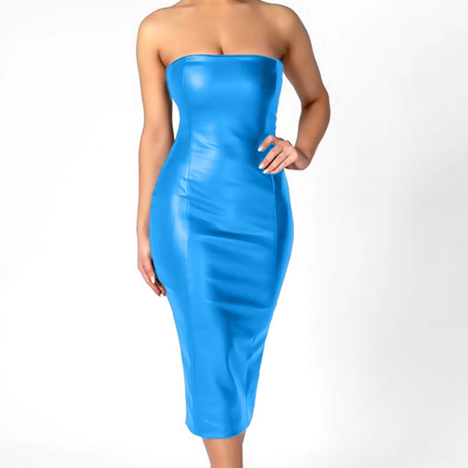 hcuribad Leather Skirt,Maxi Dress Pu Leather Career Off The