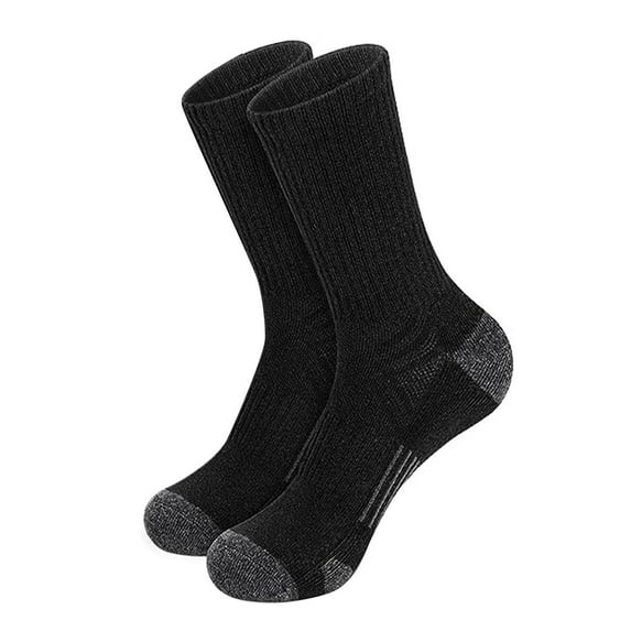hcuribad Mens Clothing,2024 New Arrival Men's Solid Comfortable Breathable Well Wrapped Basketball Sports Medium Tube Socks,Mens Socks,Crew Socks,Running Socks,() Black One Size