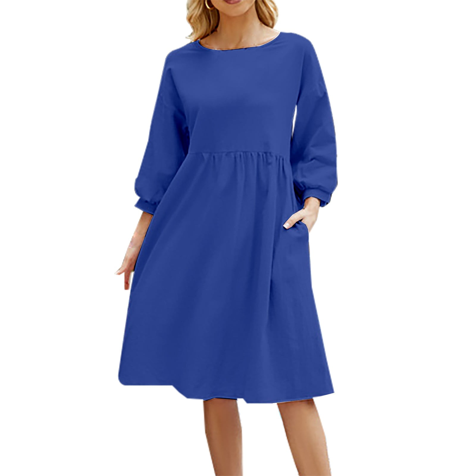 hcuribad Plus Size Dresses for Curvy Women,2024 New Women's Cotton