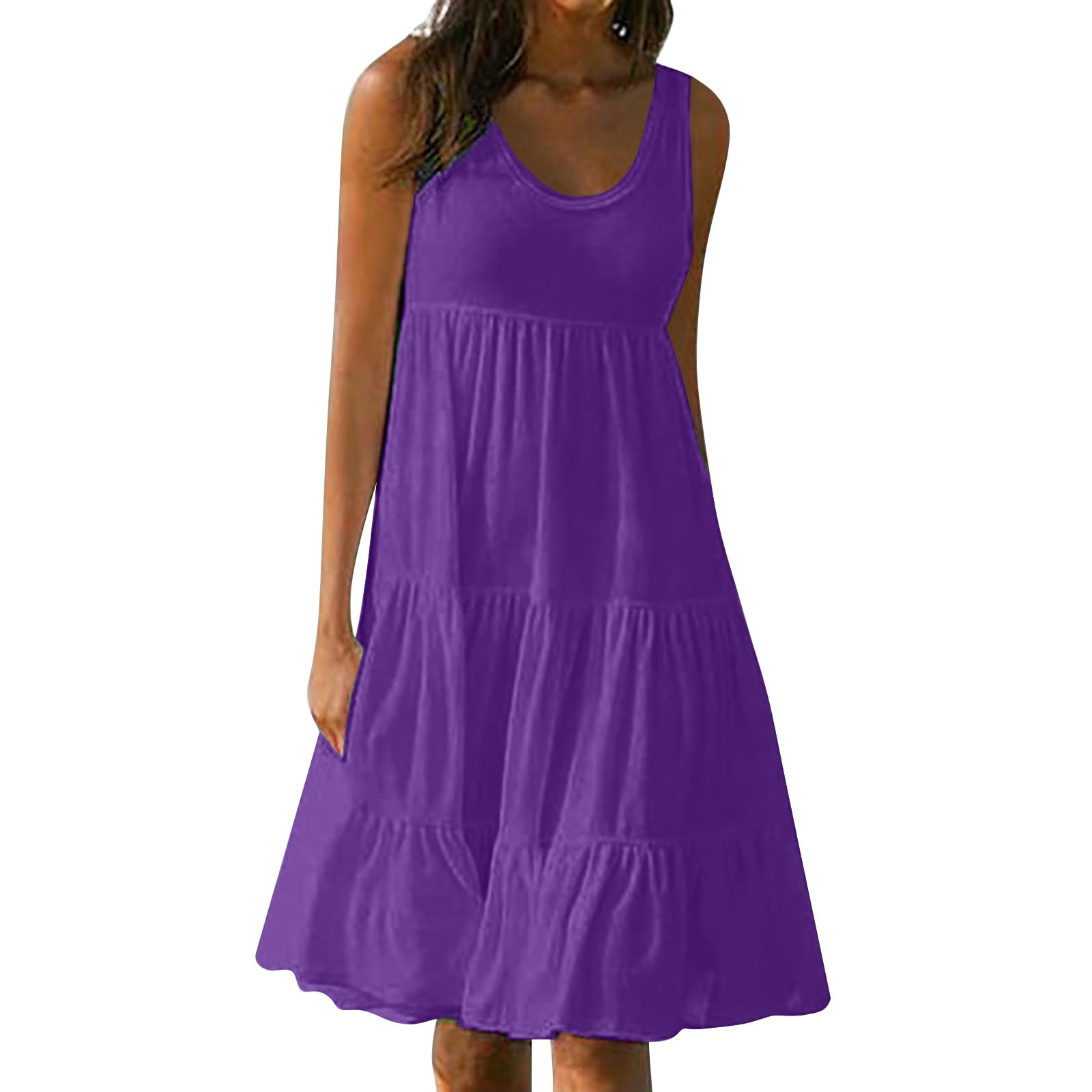 hcuribad Plus Size Dresses for Curvy Women, 2024 New Women's High Waist