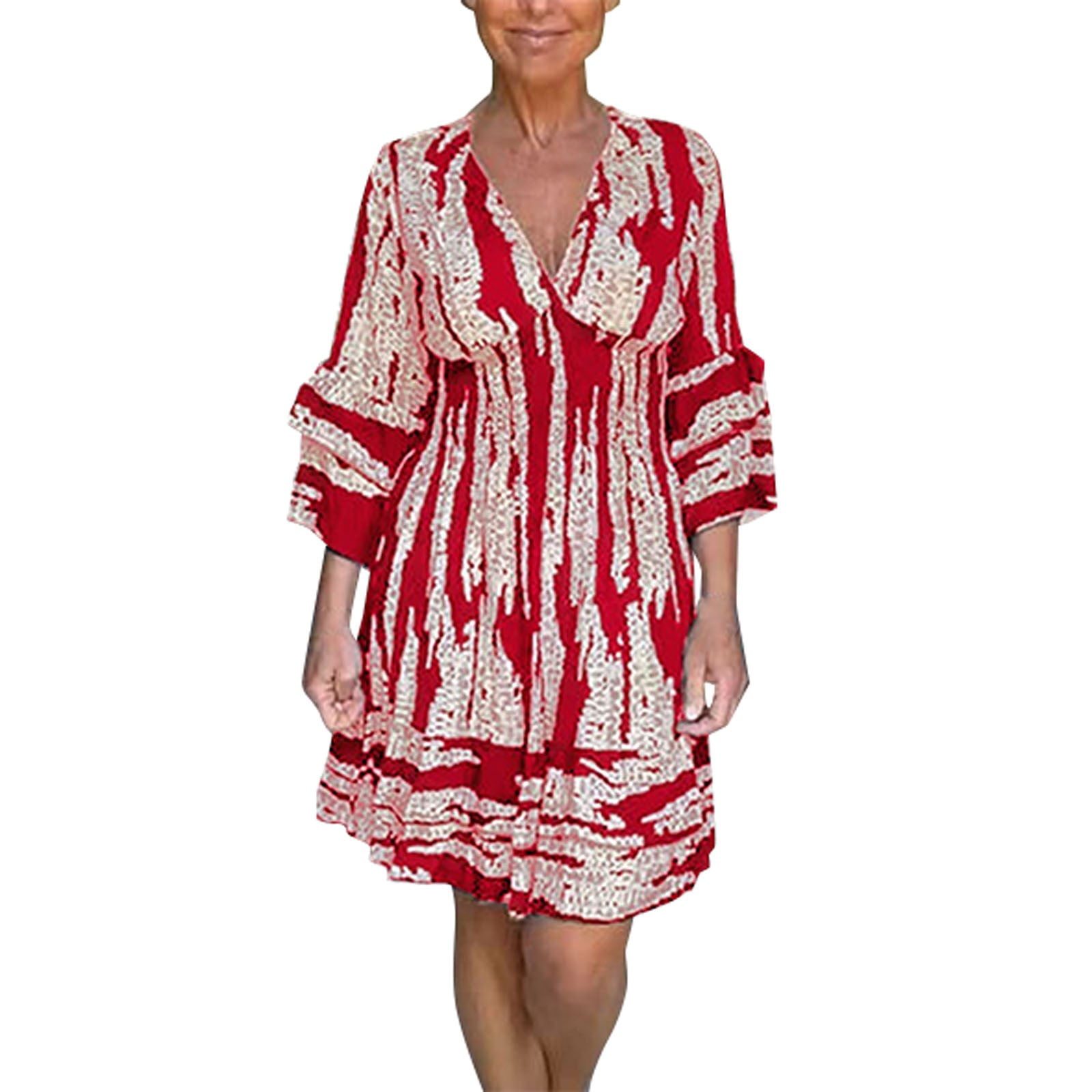 hcuribad Plus Size Dresses for Curvy Women,2024 New Women's Waist