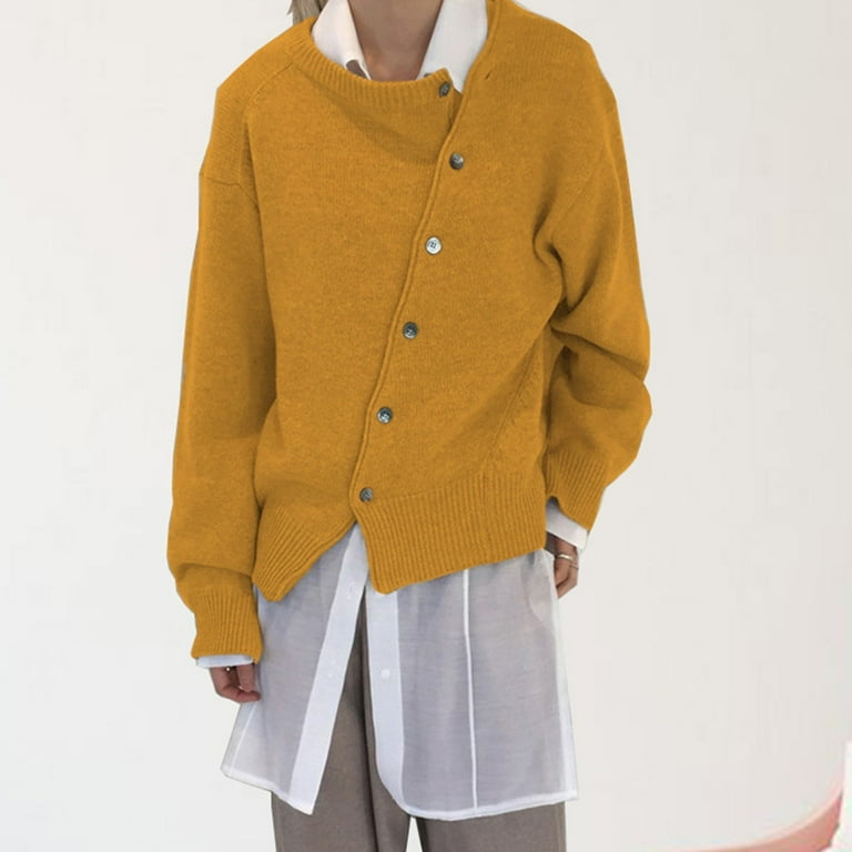 Casual Color Mixing Irregular Knitting Sweater Casual Color Mixing Irregular Knitting Sweater
