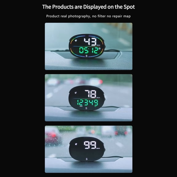 head display,3inches Overspeed Alarm 3inches With Alarm All Vehicle Display Dual 3 Inches Alarm With Time Overspeed Dual 3inches Inches Car Display 3 Head Display Speed Time