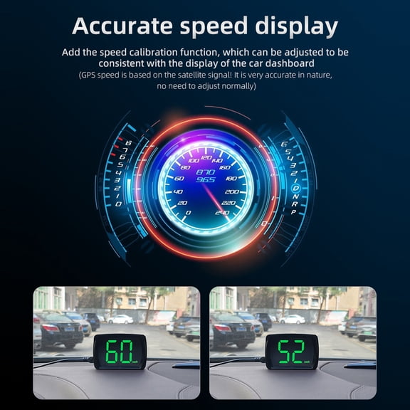 head display,Heads- Display And Play Screen Car And Play Display Mph Car Head Display Buzhi Speed Display Display.