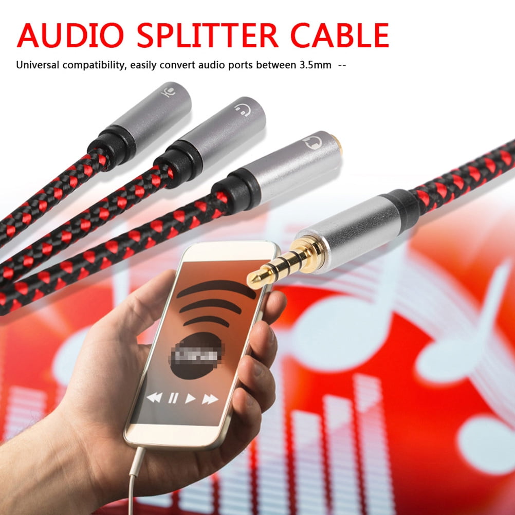 headphone splitter Headphone Audio Splitter Y Splitter Extension Cable 3 way Splitter Audio Adapter