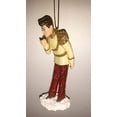 thumbnail image 1 of healthyhomepets Disney Cinderella Prince Charming PVC Custom Christmas Tree Glitter Ornament Figure 3", 1 of 2