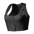 thumbnail image 1 of heart&core Serena Bra, Post-Surgery, Racerback with Pockets, Black, 2XL, 1 Ct, 1 of 11