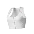 thumbnail image 1 of heart&core Serena Bra, Post-Surgery, Racerback with Pockets, White, Q, 3XL, 1 Ct, 1 of 11