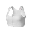 thumbnail image 1 of heart&core Shirl Bra, Post-Surgery, Racerback Zip Bra, White, Small, 1 Ct, 1 of 11