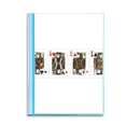 thumbnail image 1 of heart spade  club k pattern book sheet protectors portfolio binder folder, 1 of 3
