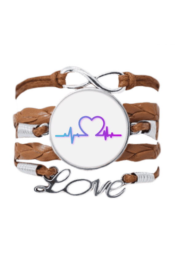 heartbeat line gradually changing emotions bracelet chain ornament wristband