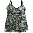 thumbnail image 1 of heat women's plus size scoop neck swimdress swimsuit, 1 of 2