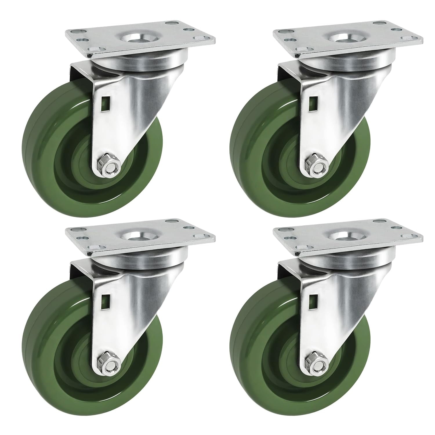 heavy duty castershigh temperature oven rack casters, industrial castersset of 4 with loading