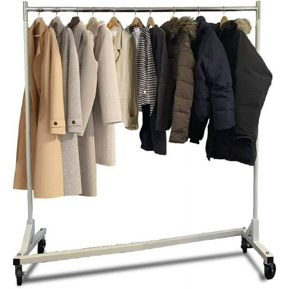 heavy duty clothing rack 400lb Load Garment clothing rack heavy duty Z Rack Rolling coat rack for Home, Retail Display, Durable Square Tubing, Commercial Grade Clothing Rack. Display Racks Fixtures