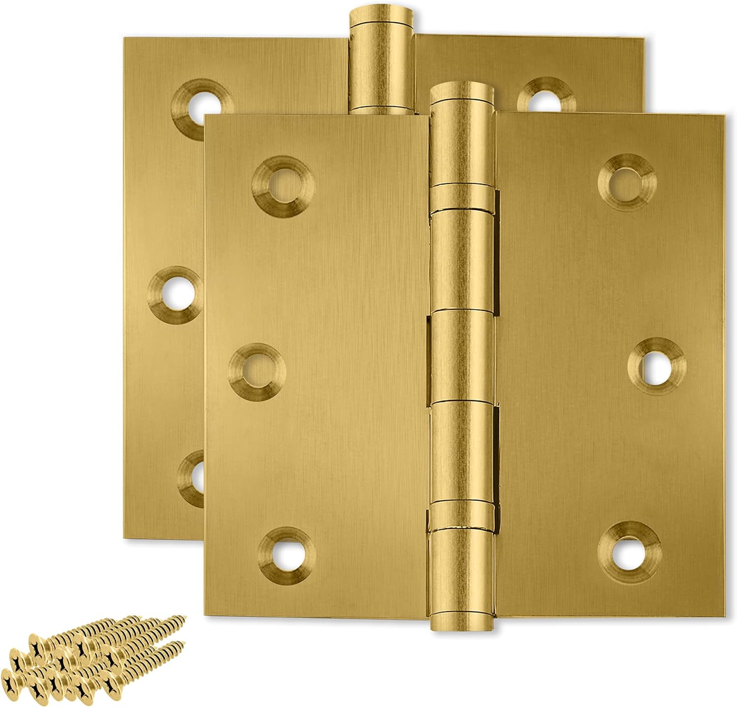 heavy duty door hinge matte brass bearing 3x3 inch heavy duty set of