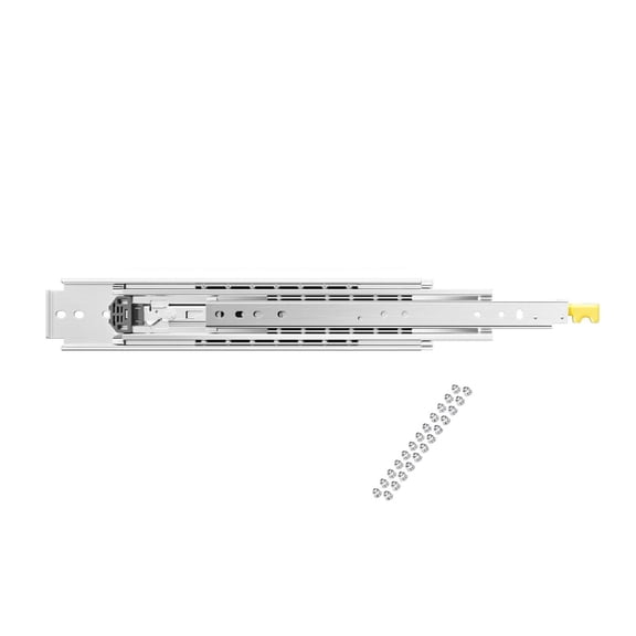 heavy duty drawer slides, 1 pair 60inch locking, 500lbs capacity, side mount ball bearing glides, full extension