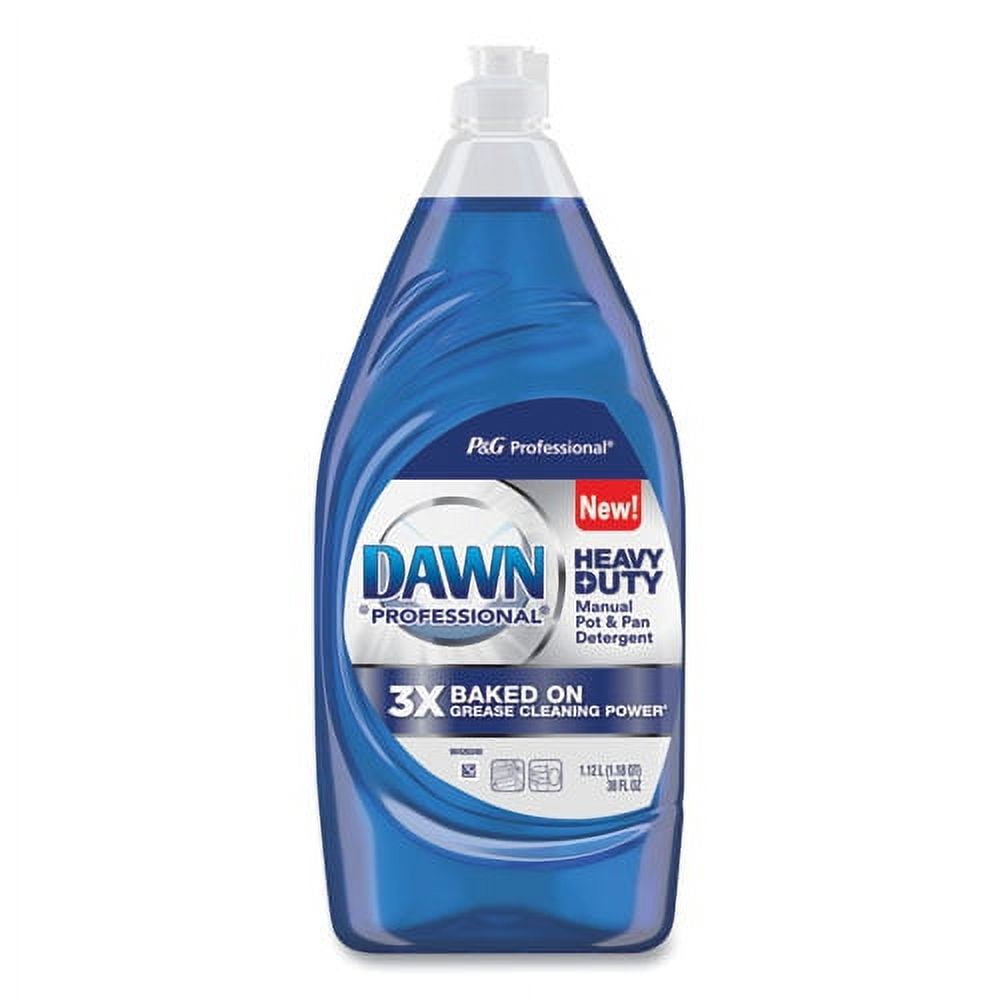 heavy-duty manual pot/pan dish detergent, original scent, 38 oz bottle, 8/carton | Bundle of 2 Cartons