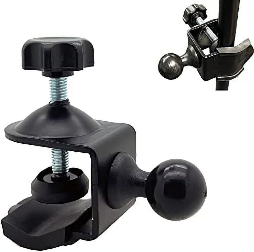 heavy duty replacement cclamp mount w/1" rubber coating for rails