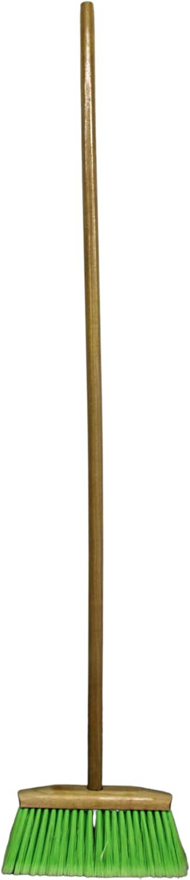 heavy duty wooden broom brush, sweeper, head replacement soft bristles