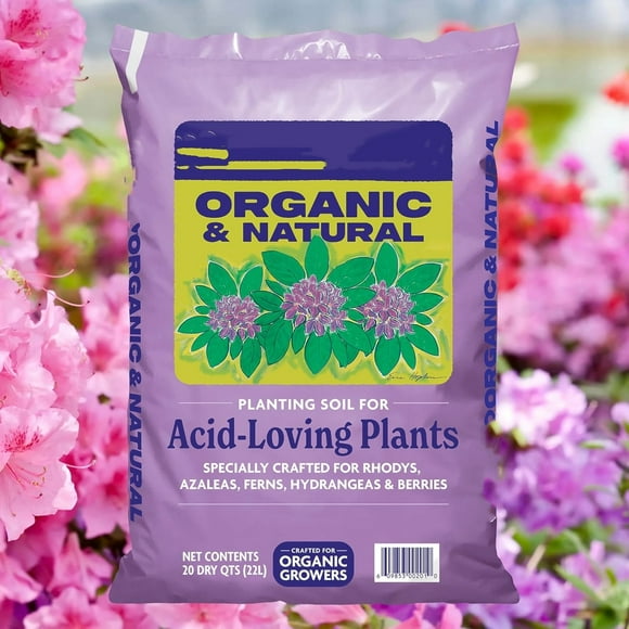 hefeifenshi, 20qt (Pack of 4) Organic and Natural Planting Soil for Acid-Loving Plants - Rhodys, Azaleas, Ferns, Hydrangeas & Berries
